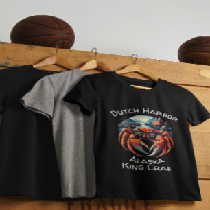 T-shirt Majestic Harbour Sentinel Un Crabe Vibrant