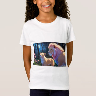 T-Shirt Majestic Lion en Leeuwin Kinder T-Shirt