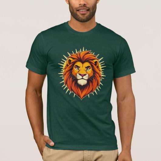 T-shirt Majestic Lion – King of Power and Authority (Devant)