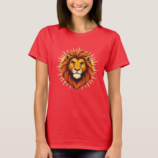 T-shirt Majestic Lion – King of Power and Authority (Devant)