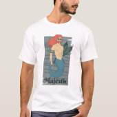 T-shirt Majestic Merman (Devant)