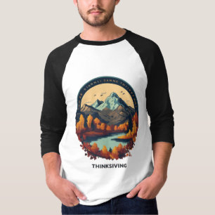 T-shirt Majestic Mountain Peaks - Adventure Await