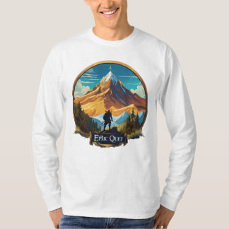 T-shirt Majestic Mountain Peaks - Adventure Await