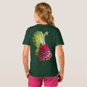 T-shirt Majestic Multicolor Peacock Conçu (Dos entier)