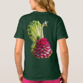 T-shirt Majestic Multicolor Peacock Conçu (Dos)