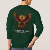 T-shirt Majestic Phoenix Rising: Motivational Resilience (Dos)