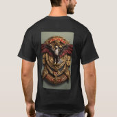 T-shirt "Majestic Sentinel : Le faucon en vol" (Dos)
