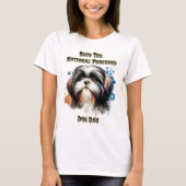 T-shirt Majestic Shih Tzu : National Purebred (Devant)