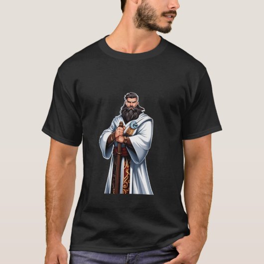 T-shirt Majestic Warrior Sage (Devant)