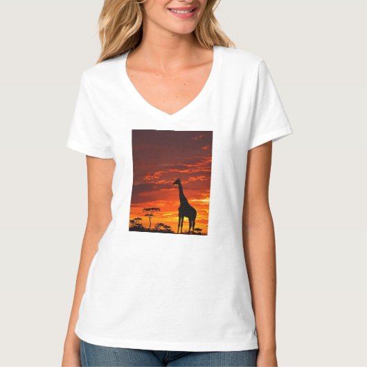 T-shirt Majesty in Focus — The Eternal Giraffe (Devant)