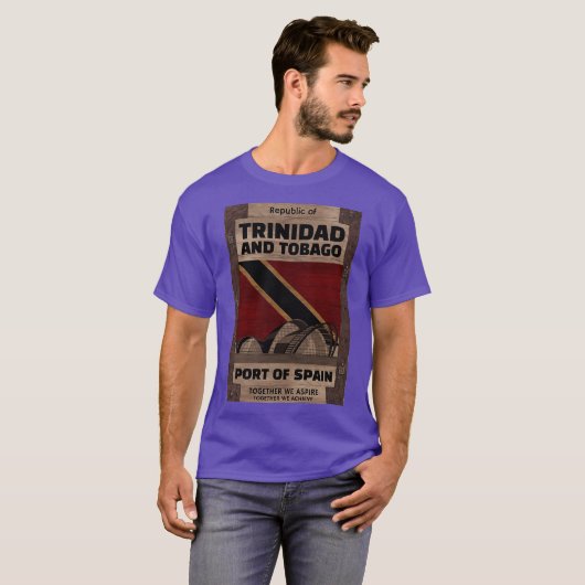 T-shirt make a journey to Trinidad and Tobago 2 (Devant entier)