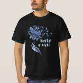 T-shirt Make a wish Dandelion Flower (Devant)