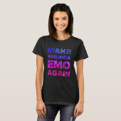 T-shirt Make America Emo Again Pastel Goth (Devant entier)