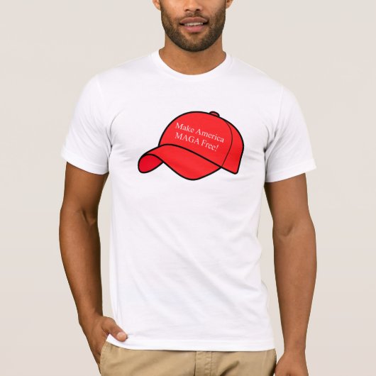 T-shirt Make America MAGA Free (Devant)