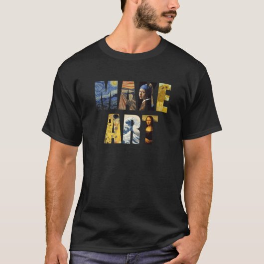 T-shirt MAKE ART family (Devant)