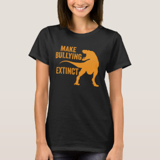 T-shirt Make Bullying Extinction We Wear Orange For Unity