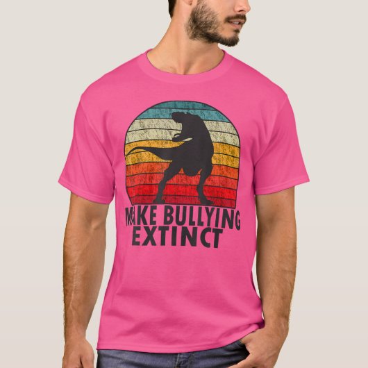 T-shirt Make Bullying Extinction We Wear Orange For Unity  (Devant)