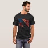T-shirt Make Heaven Crowded Christian Patriotic Cross Amer (Devant entier)