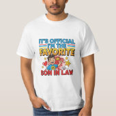 T-shirt  Make it official – you're the favorite (Devant)