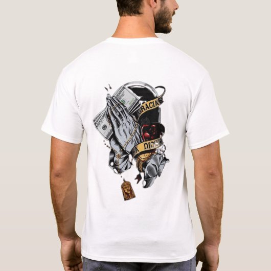 T-shirt "Make the Dollar" Motivationnel L'Argent Hustle T- (Dos)