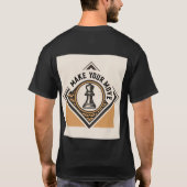 T-shirt Make Your Move – Chess Piece Design (Dos)