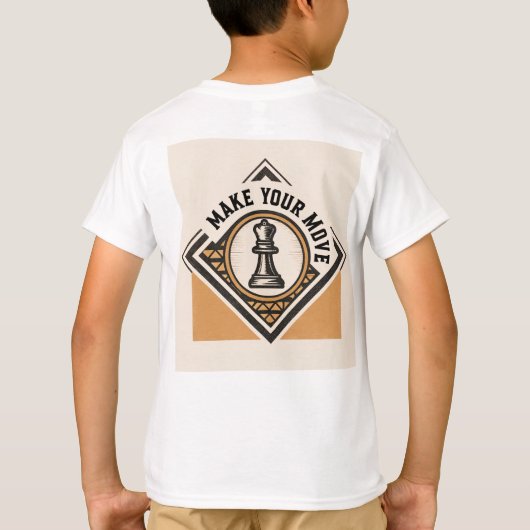 T-shirt Make Your Move – Chess Piece Design (Dos)