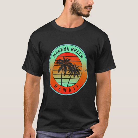 T-shirt Makena Beach Hawaii (Devant)