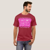 T-shirt Makeup Artist I Like Long Romantic Walks Down (Devant entier)