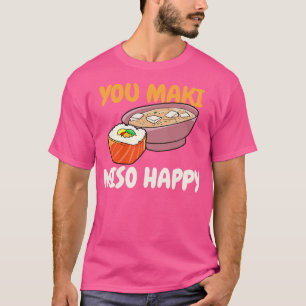 T-shirt Maki Miso Sushi Kawaii