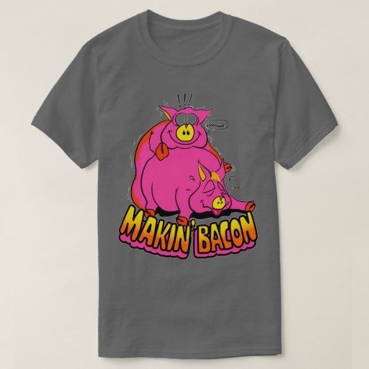 T-shirt Makin Bacon Chef Makin Bacon (Design devant)
