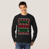 T-shirt Making Spirits Bright Christmas Ugly Sweater (Devant entier)