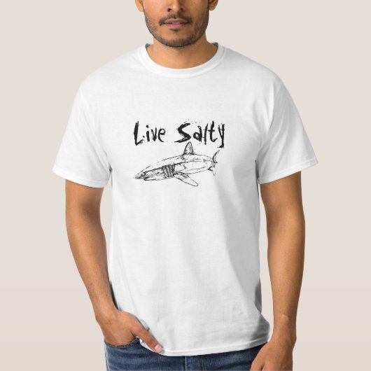 T-shirt Mako salé en direct Mako Front 5 (Devant)