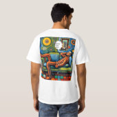 T-shirt Mal à la tête (Dos entier)