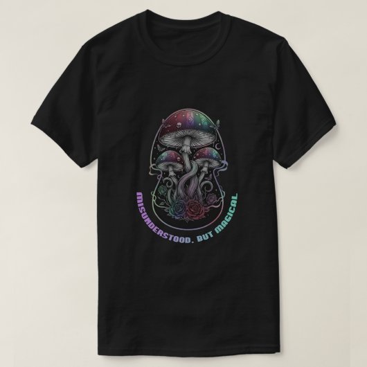 T-shirt Mal compris mais magique (Design devant)