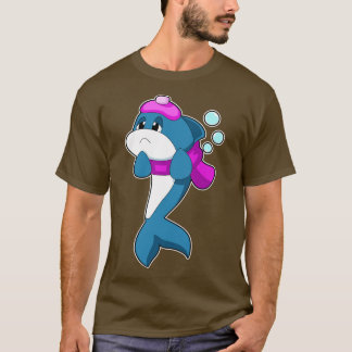 T-shirt Mal de tête de dauphin