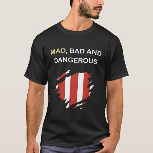 T-shirt Mal Et Dangereux (Devant)