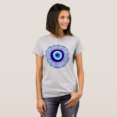 T-shirt Mal Eye No Bad Vibes Art Spirituel Classique T-shi (Devant entier)