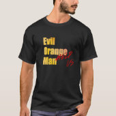 T-shirt Mal Orange Man - Aide ! (Devant)