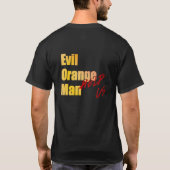T-shirt Mal Orange Man - Aide ! (Dos)