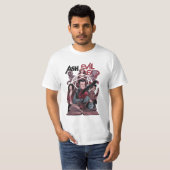 T-shirt Mal rétro mort (Devant entier)