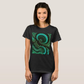 T-shirt Malachite fractale1 (Devant entier)