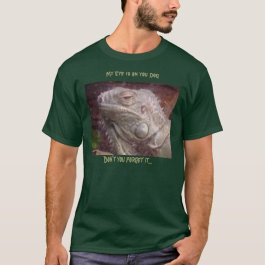 T-shirt Malachite l'iguane (Devant)