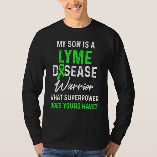 T-shirt Maladie de Lyme Survivor Guerrier Sensibilisation (Devant)