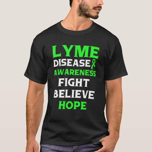 T-shirt Maladie de Lyme Survivor Guerrier Sensibilisation  (Devant)