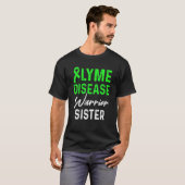 T-shirt Maladie de Lyme Survivor Guerrier Sensibilisation (Devant entier)