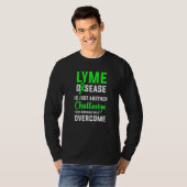 T-shirt Maladie de Lyme Survivor Guerrier Sensibilisation  (Devant entier)