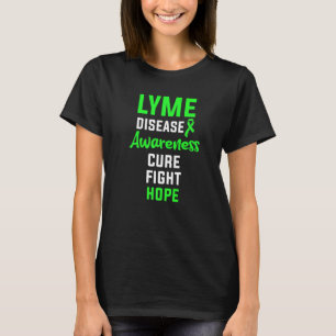 T-shirt Maladie de Lyme Survivor Guerrier Sensibilisation