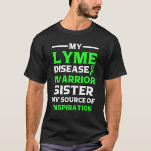 T-shirt Maladie de Lyme Survivor Guerrier Sensibilisation 