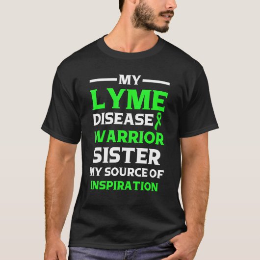 T-shirt Maladie de Lyme Survivor Guerrier Sensibilisation  (Devant)