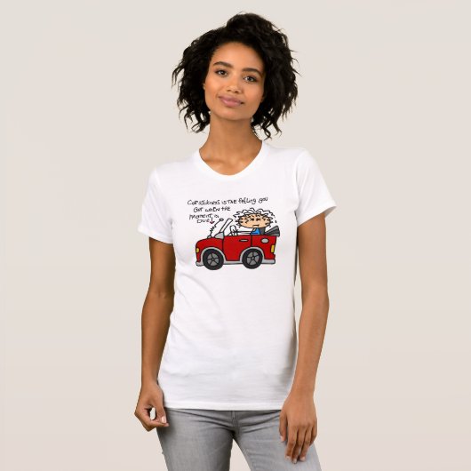 T-shirt Maladie de voiture humoristique (Devant entier)